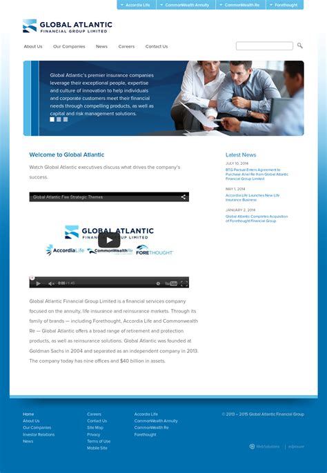 Global Atlantic Company Profile .